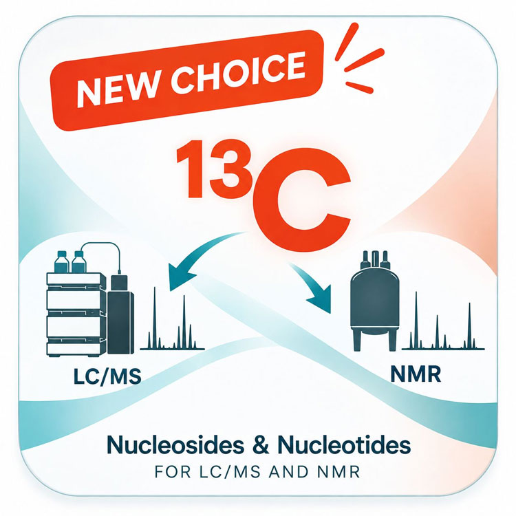 Graphic: 13C labeling, the new choice for LC/MS and NMR